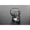 Promotional crystal skull shot glass,skull head vodka glass.